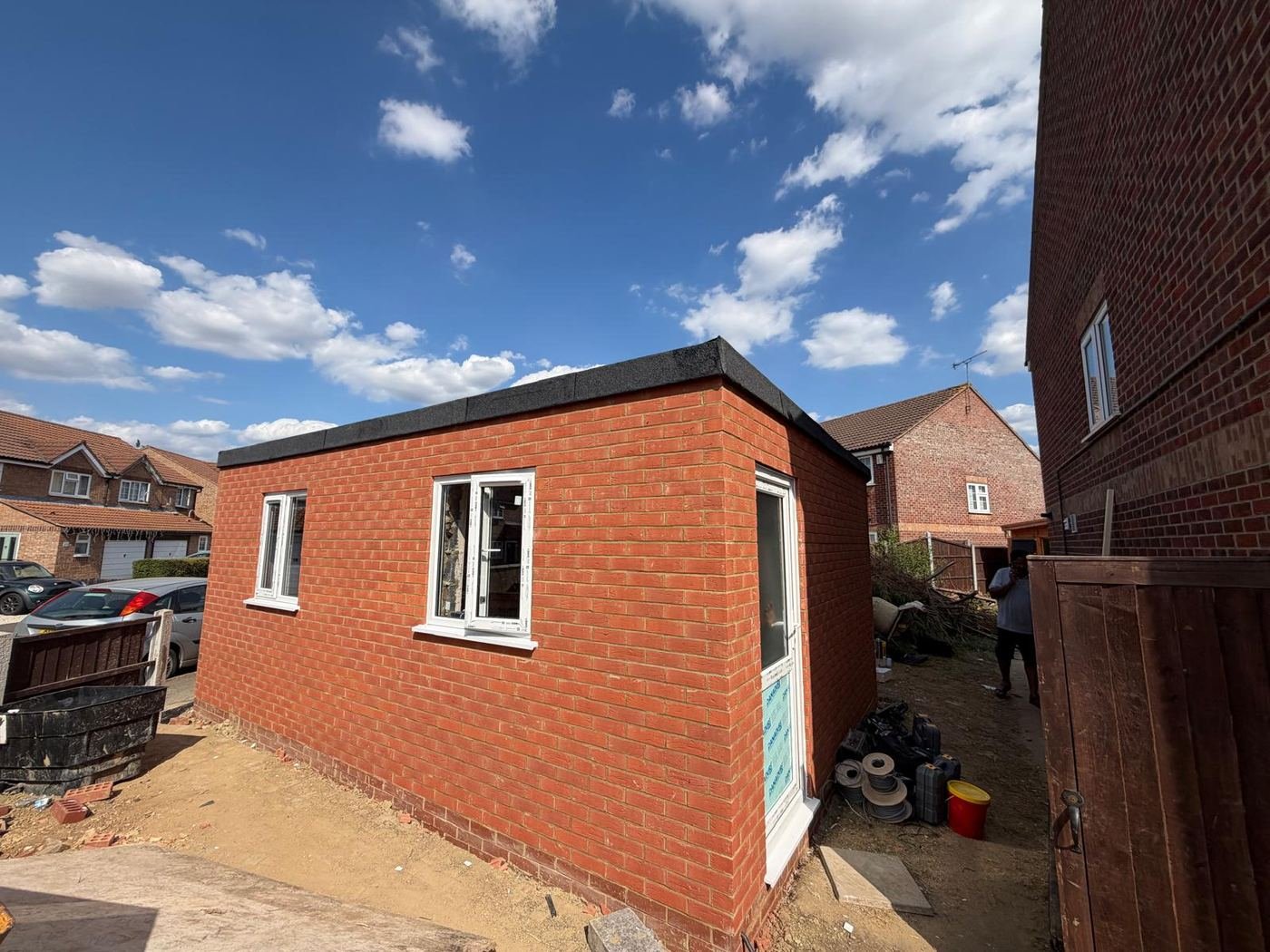 Completed outbuilding